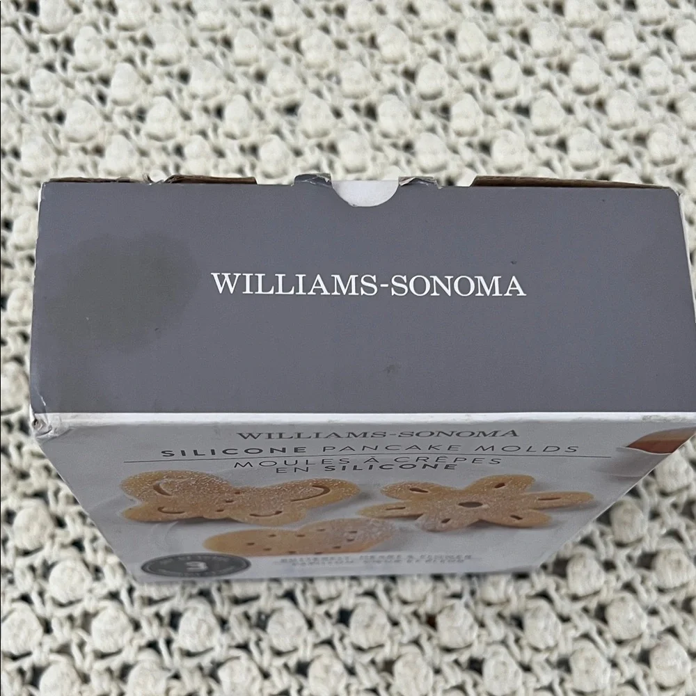 Williams Sonoma Silicone Pancake Molds - Butterfly, Heart, Flower BN